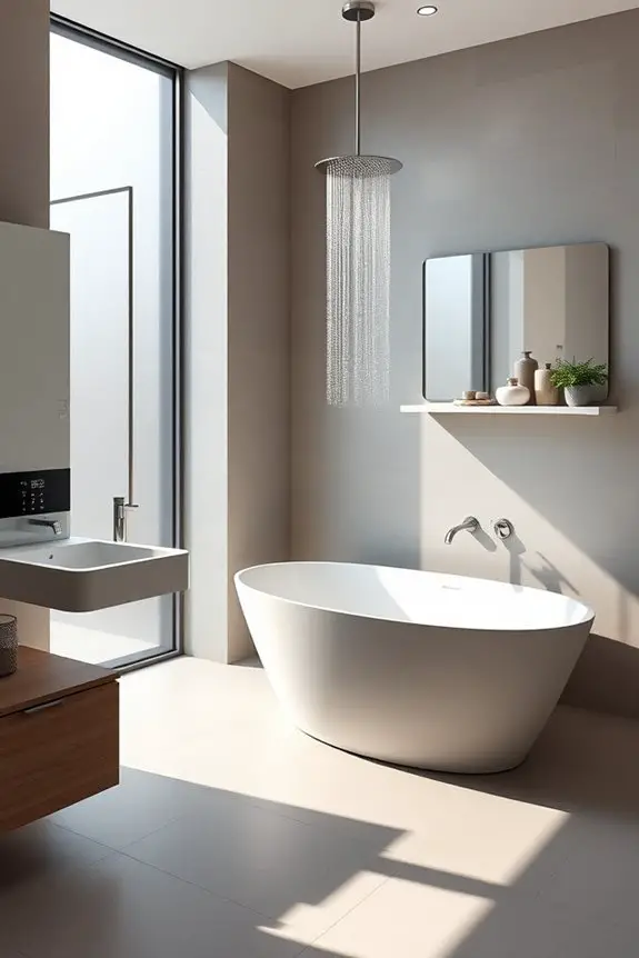 smart bathroom technology integration