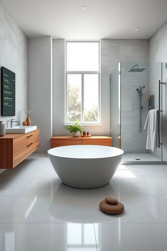 smart bathroom technology integration