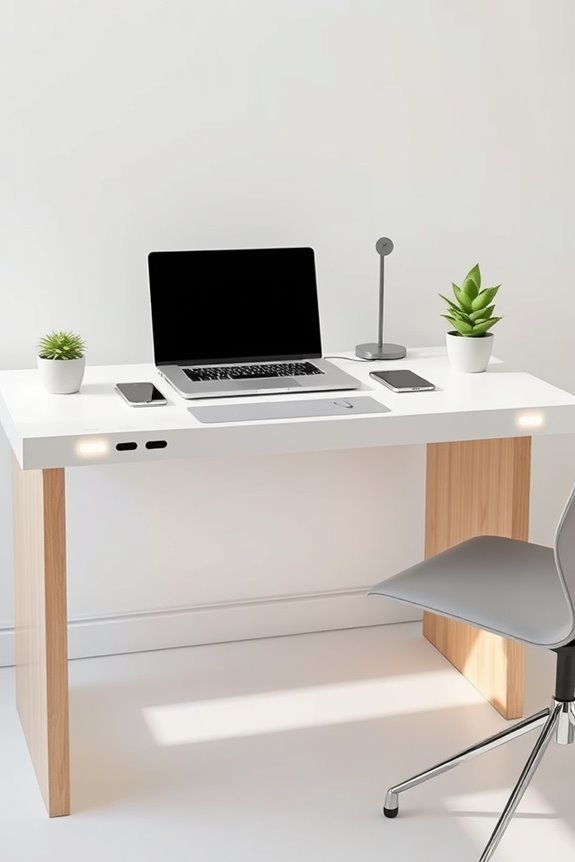smart desk charging convenience