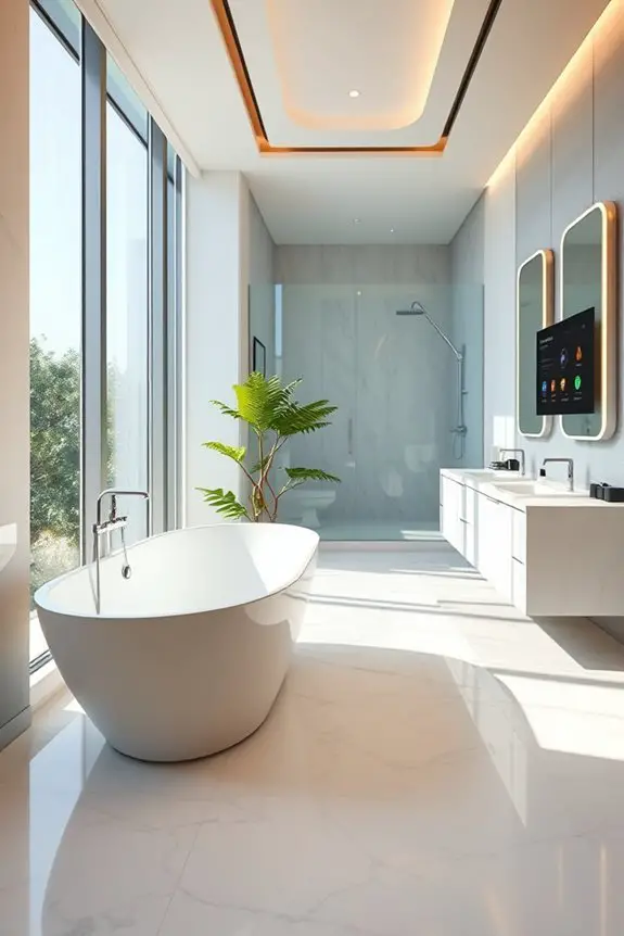 smart luxury bathroom technology