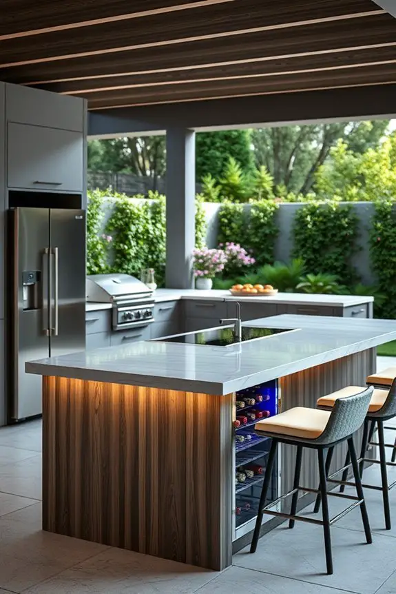 smart outdoor kitchen technology