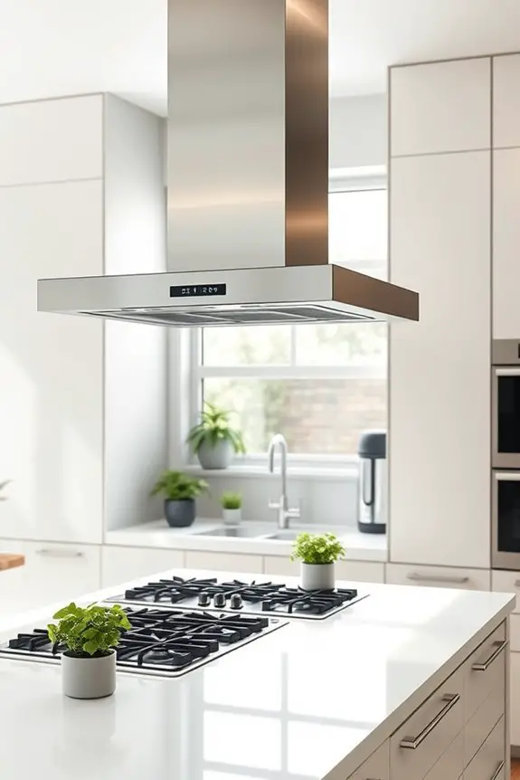 smart stylish kitchen ventilation