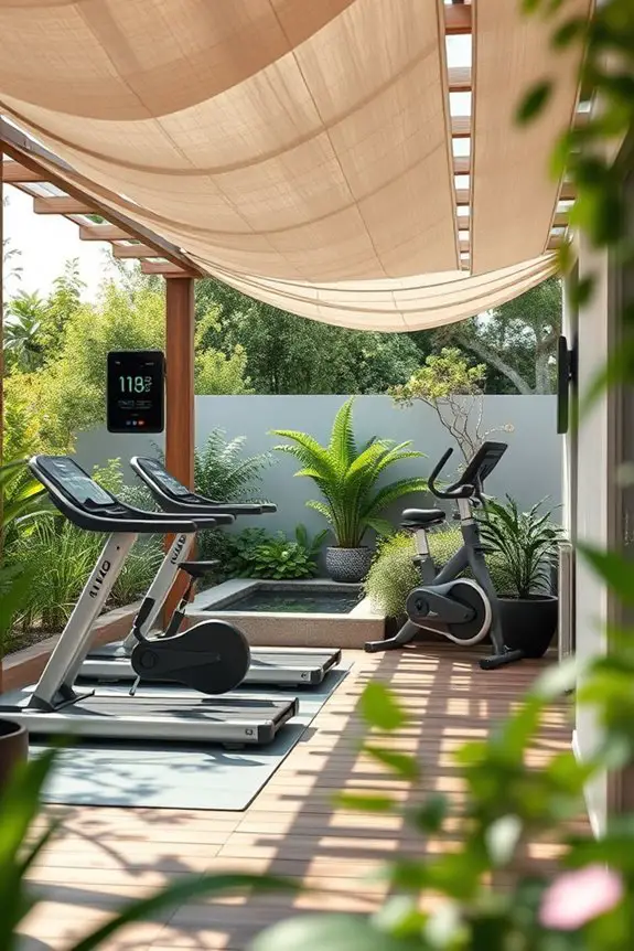smart technology for outdoor gym