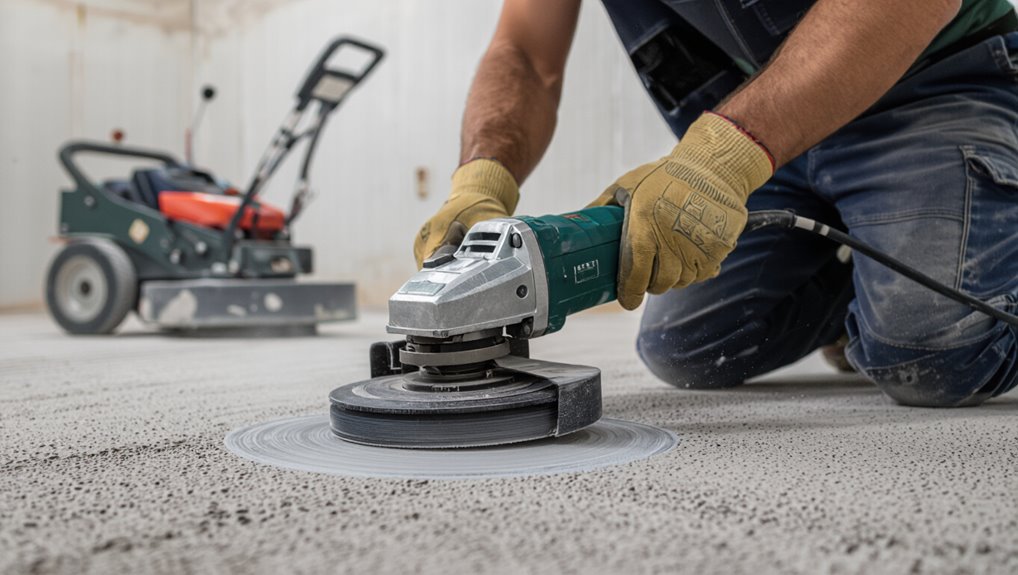 smooth concrete surface grinding