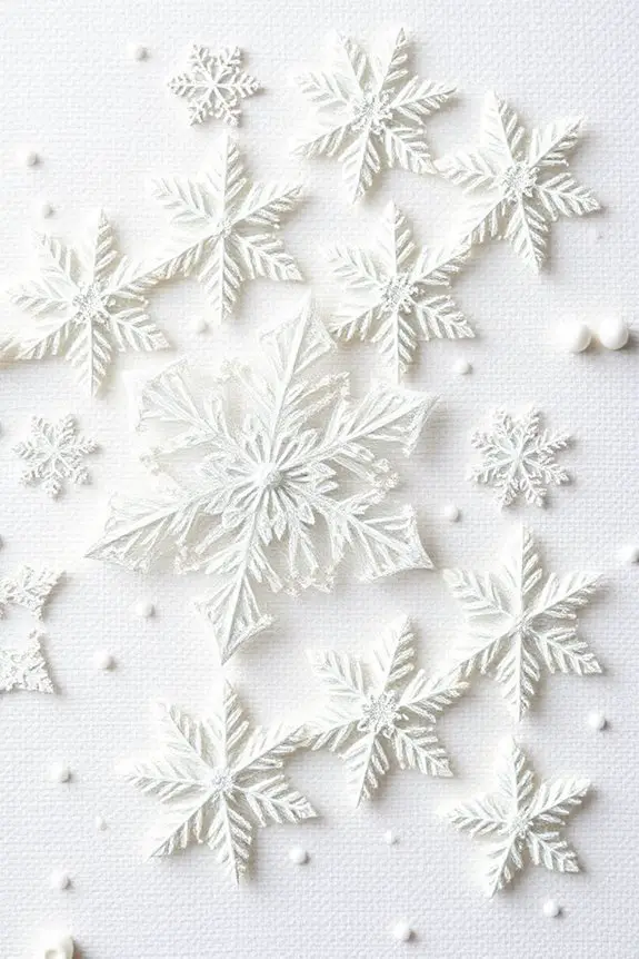 snowflake inspired winter decor