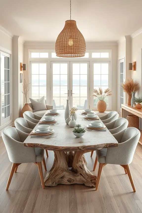 soft ambient coastal lighting