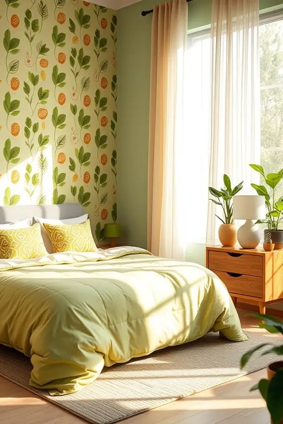 soft avocado retro decor