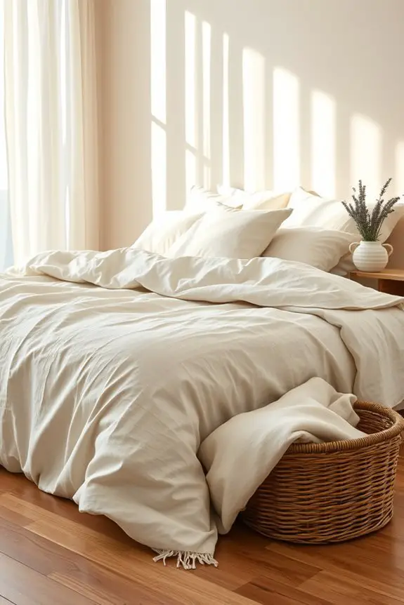 soft breathable linen bedding