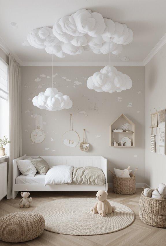 soft cotton painted sky