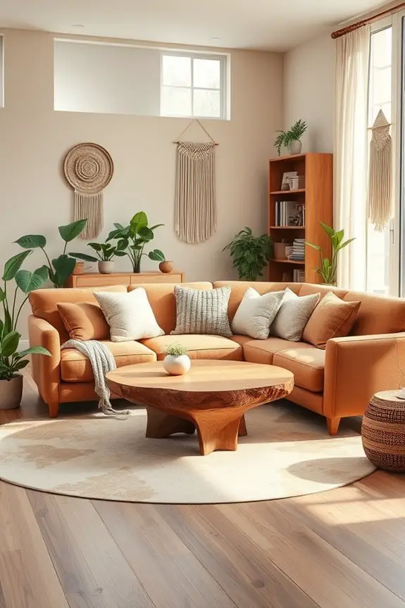 soft curved organic decor