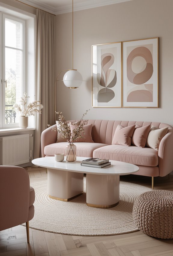 soft curves luxe materials