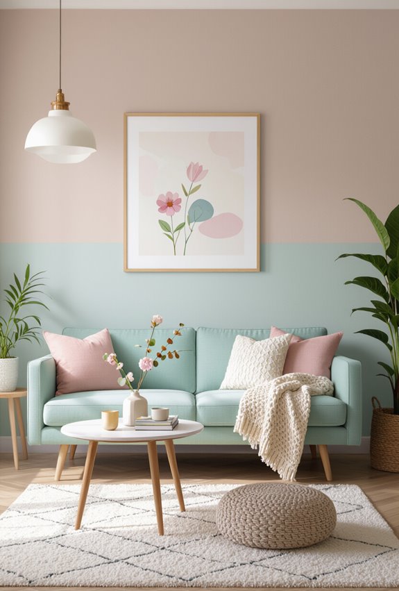 soft durable pastel finishes