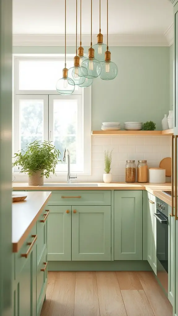 soft green lighting options