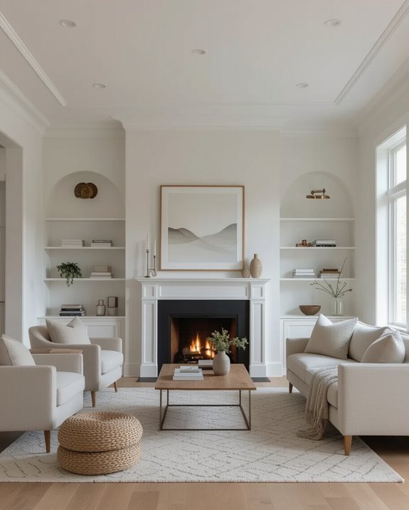 soft matte white ceiling