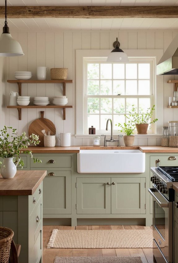 soft muted cottage palette