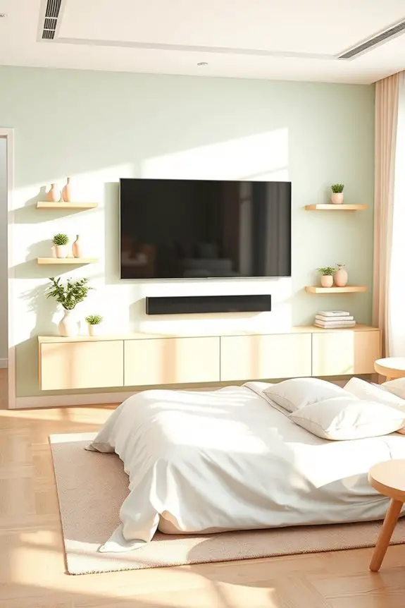soft pastel bedroom accents