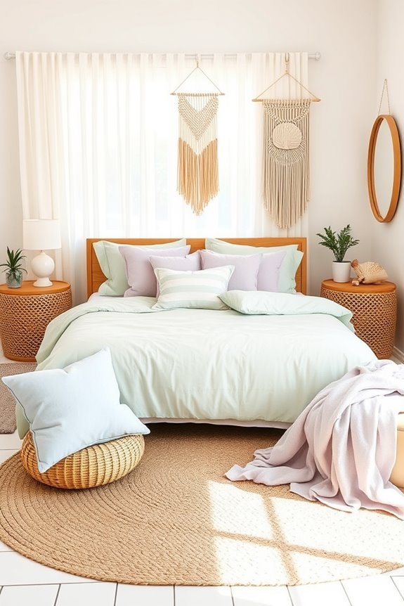 soft pastel coastal serenity