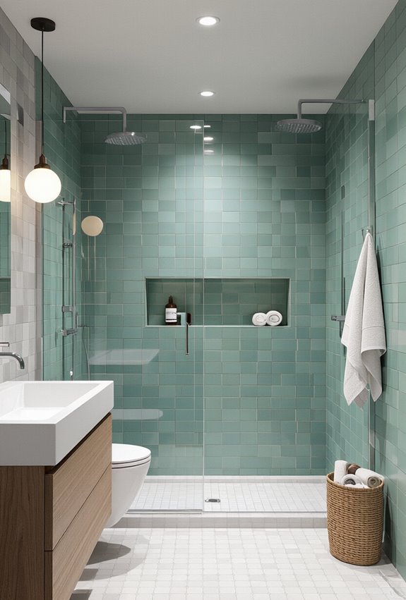 soft sage matte serenity tiles