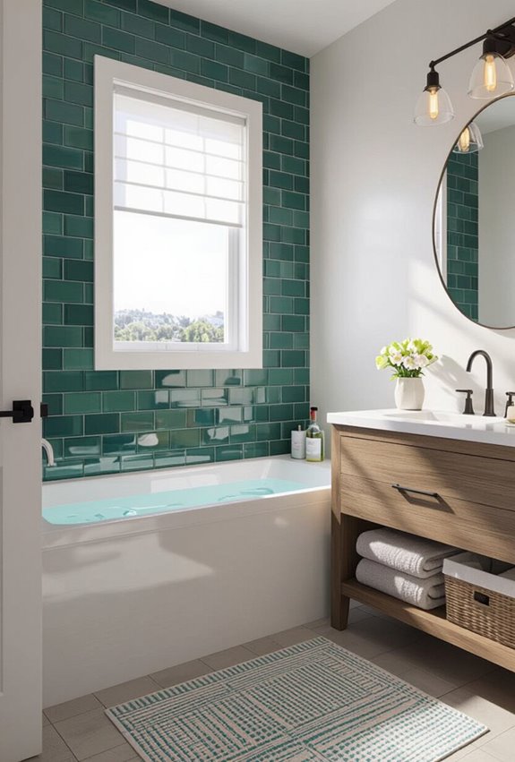 soft sea glass coastal tile