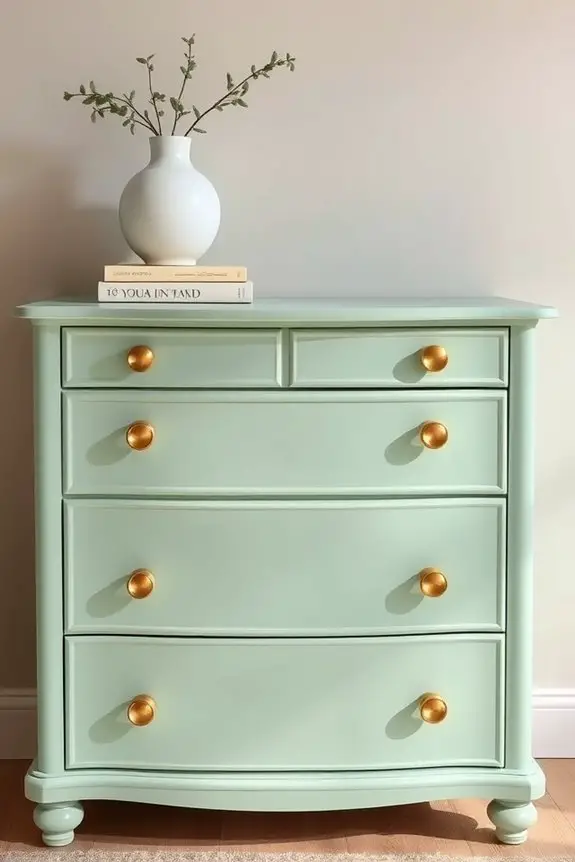 soft seafoam elegance hardware