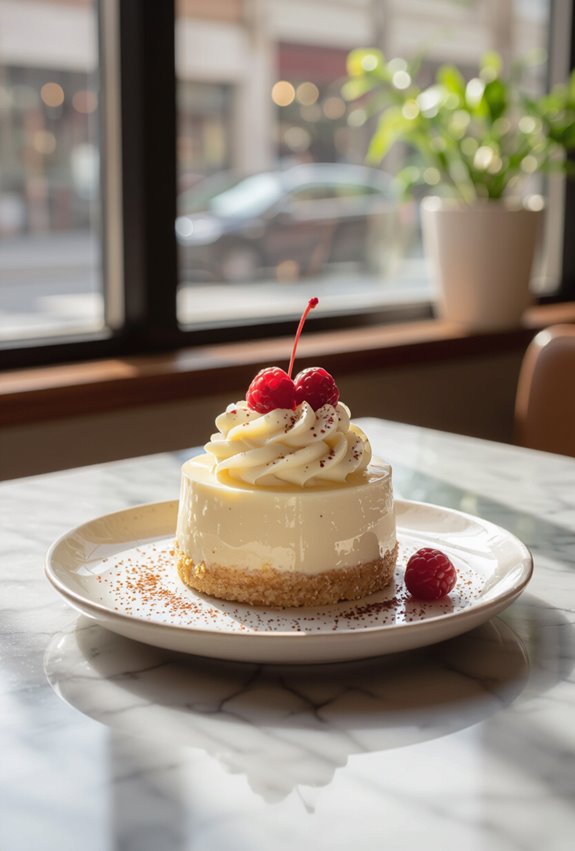 softbox lit textured dessert styling