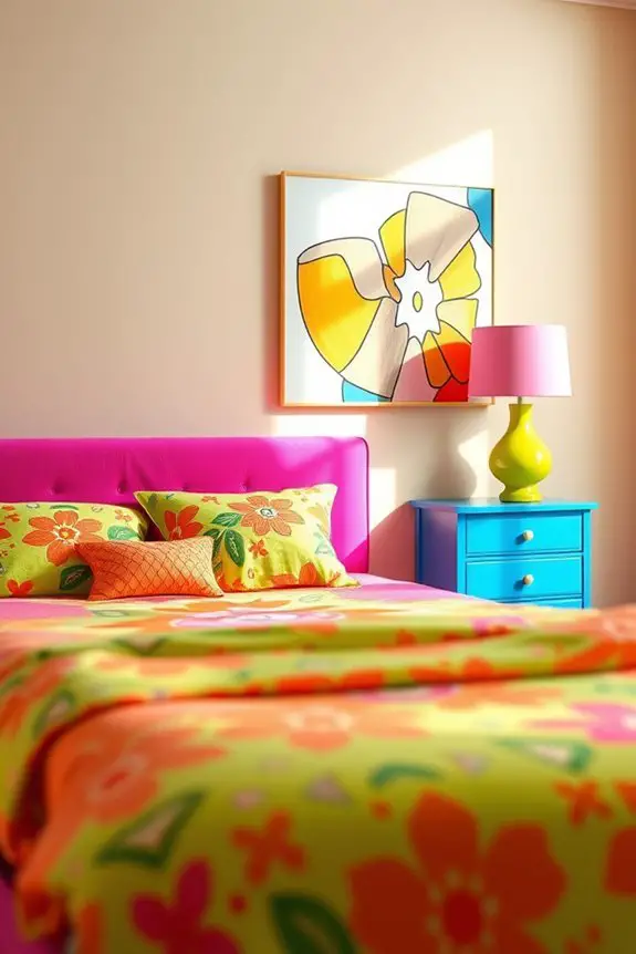 softer shades enhance bedroom atmosphere