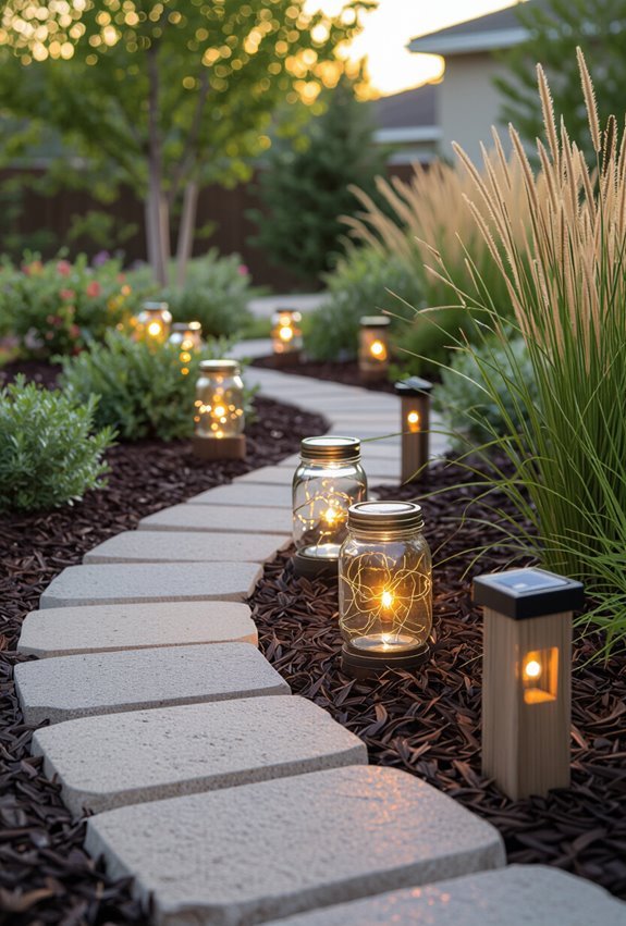 solar garden light installation