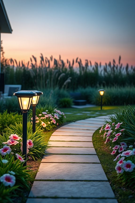 solar lit pathway transformation