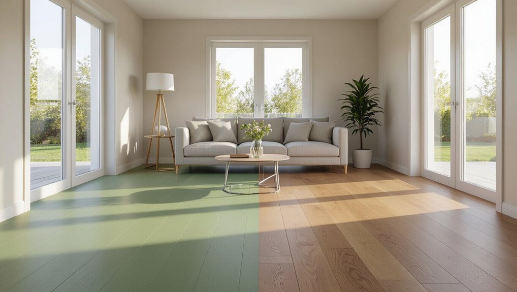 solid versus faux textures