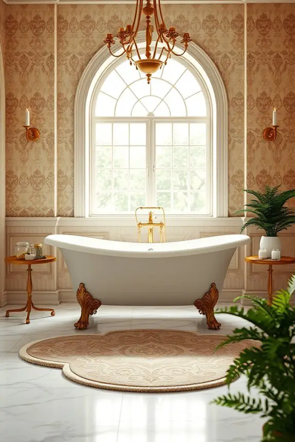 soothing ambient bathroom lighting
