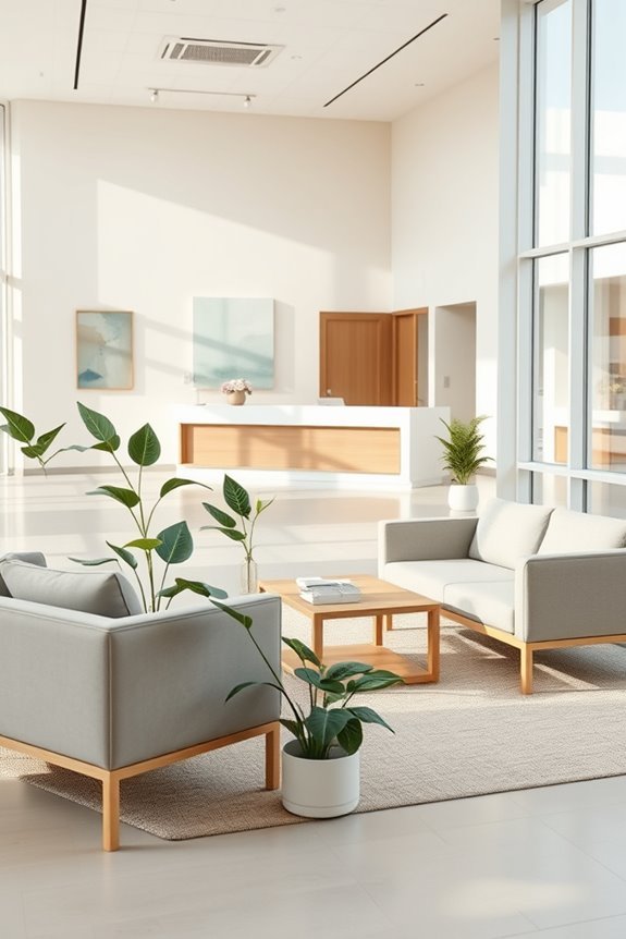 soothing color choices for patients