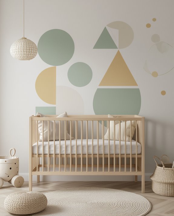 soothing minimalist geometric decor