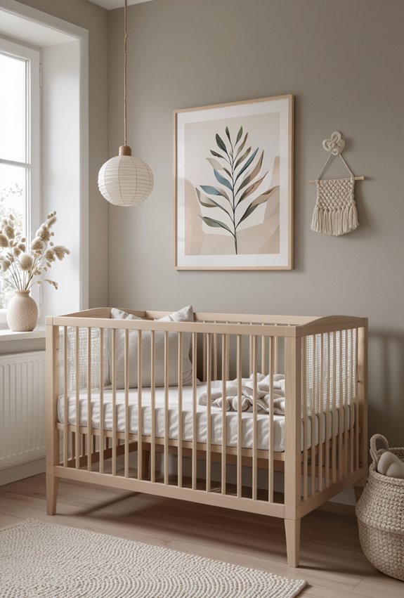 soothing minimalist sleep environment