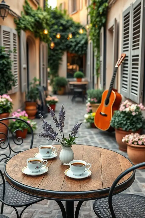soothing stringed instrument ambiance