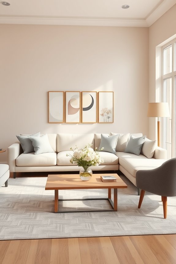 sophisticated beige and grey
