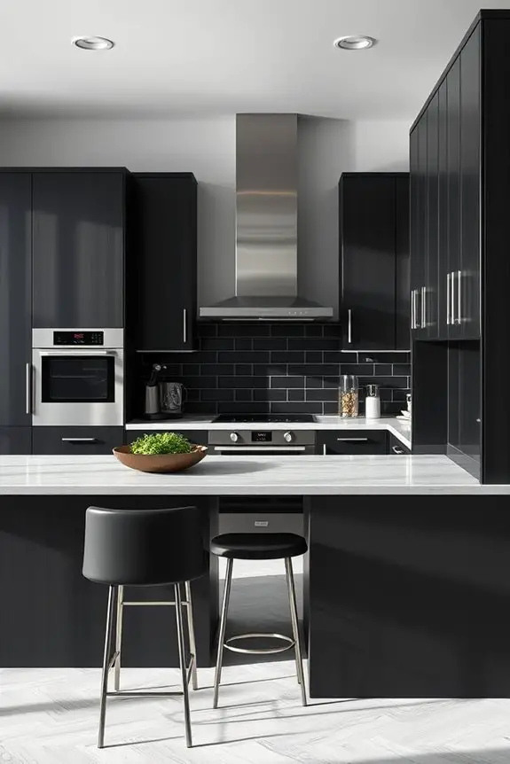 sophisticated black and grey