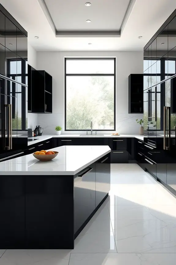 sophisticated black and white