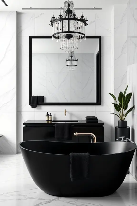 sophisticated black mirror styles
