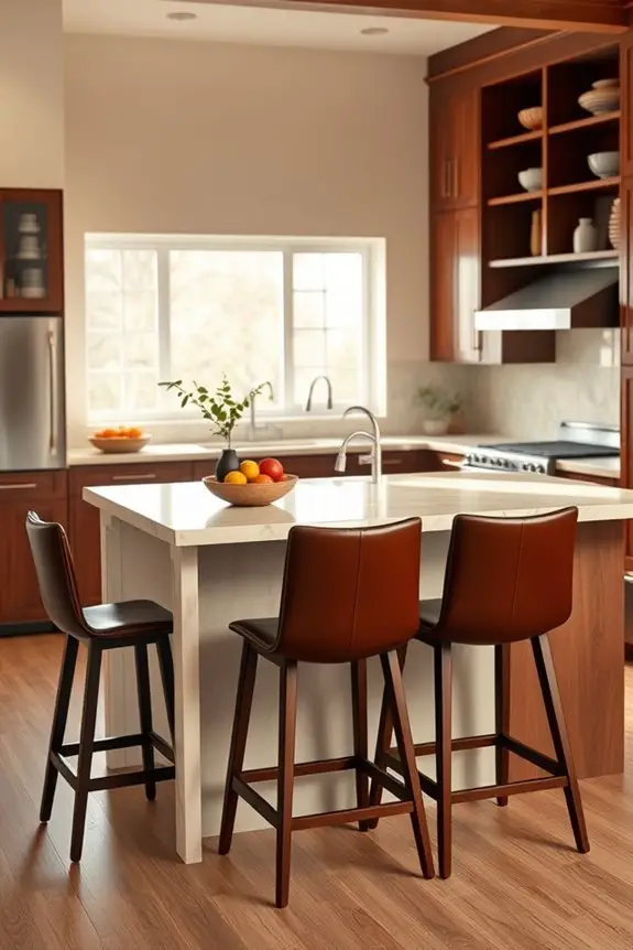 sophisticated comfort for kitchens