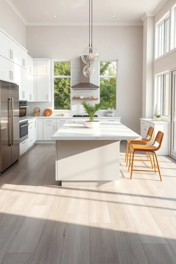 sophisticated cozy gray floors