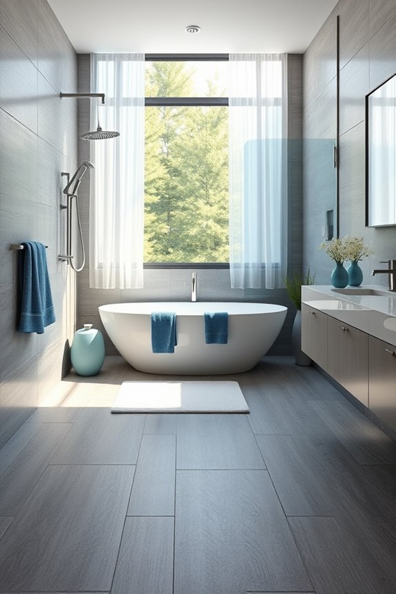 sophisticated grey and blue