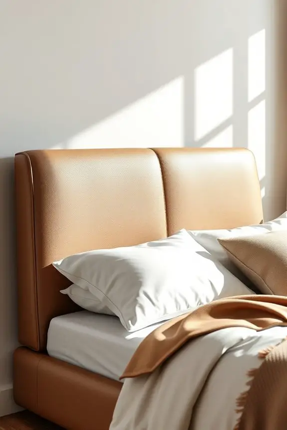 sophisticated leather backrests enhance comfort