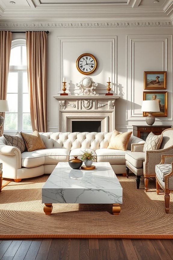 sophisticated luxe upholstered furniture