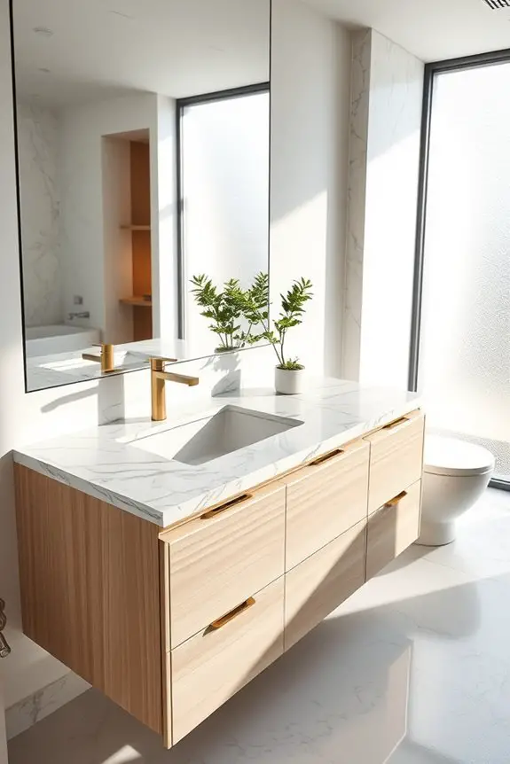 sophisticated marble vanity countertops