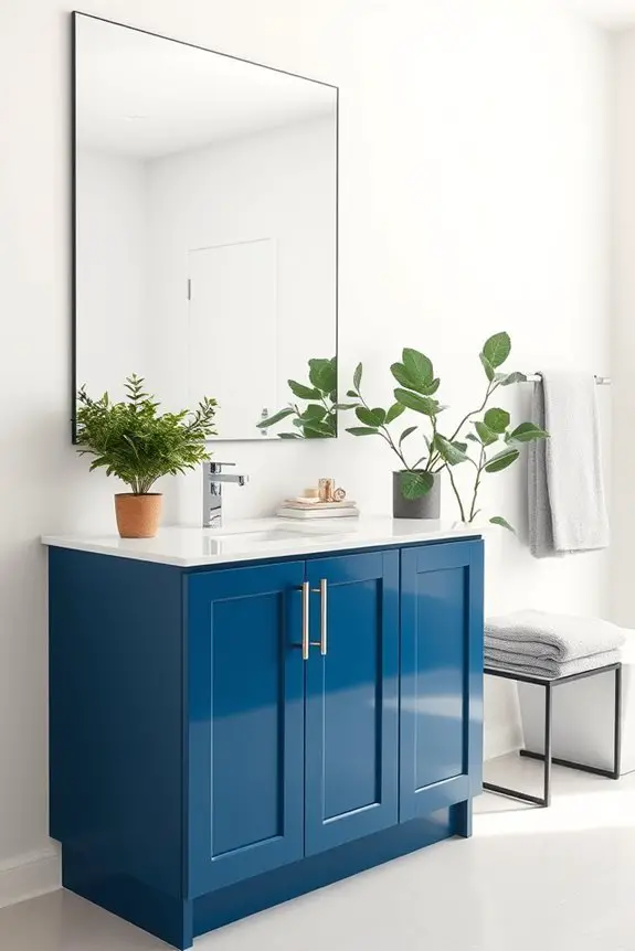 sophisticated modern steel blue