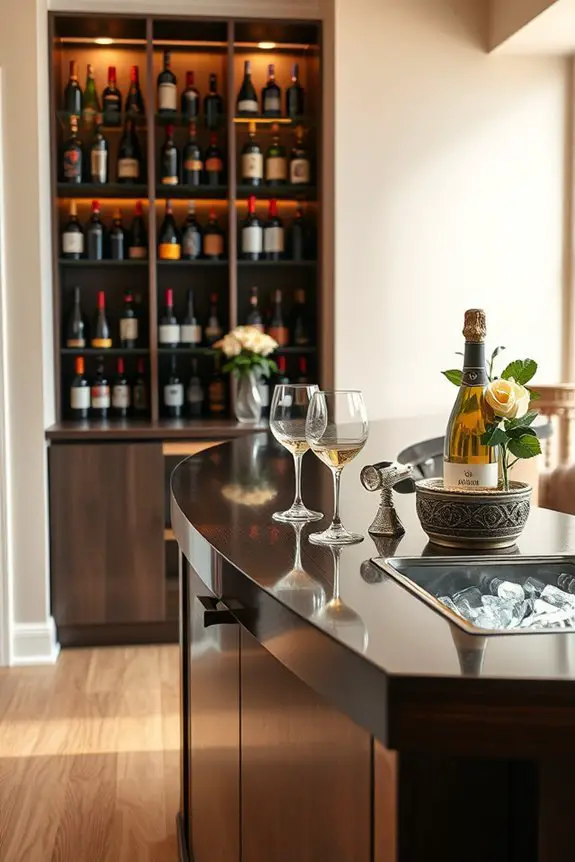 sophisticated wine tasting experience