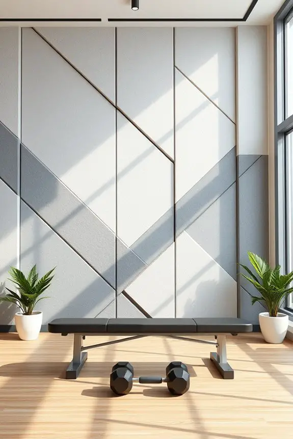 sound absorbing gym design enhancement