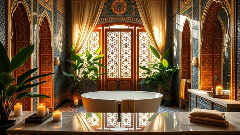 spa inspired arabic bathroom designs