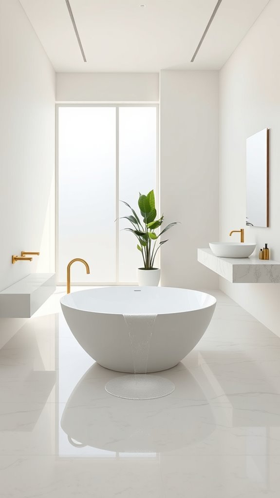 spa inspired bathroom oasis