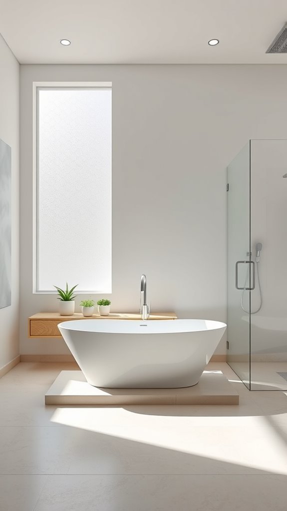spa like bathroom relaxation elements